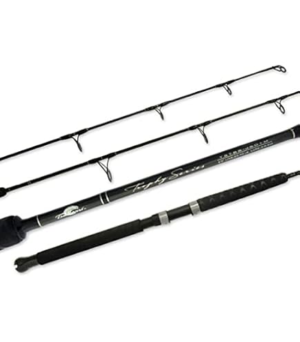 Tsunami Slim Wave White Jigging Conventional Rod 6'6
