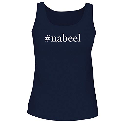 BH Cool Designs #Nabeel - Cute Women's Graphic Tank Top, Navy, X-Large