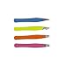 Onyx Professional 4 Pack Mini Tweezers Set - Includes Pointed, Slanted Point, Flat Edge & Slanted tip Tweezers