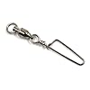 Threemart-High-Strength-Fishing-Ball-Bearing-Swivel-with-Coastlock-Snap100-Copper-Stainless-Steel-with-Nickle-Coated