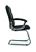 HON Traction Guest Chair with SofThread Leather, in Black (HVL102)