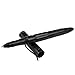 Weareal Tactical Pen for Military Gear Police SWAT EDC Black Ballpoint Pen with Glass Breaker Multifunctional Survival Tool (Black)