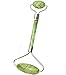 Real Natural Jade Stone Facial Skin Massager Roller Tool Set with Authentic Jade Wand and Gau Sha Tool, Best Therapy Zen Massage Rollers for Face Depuffing Derma Pores, Reduces Wrinkles by Pursito