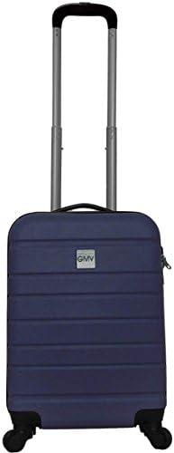 Hard Shell ABS 4 wheel Spinner Lightweight Hand Luggage Cabin Travel Trolley (Night Blu)