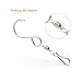 Alamic Swivel Hooks Clips for Hanging Wind Spinners Wind Chimes Hanging Plants Crystal Twisters Pots Birdcage Party Ornaments Hooks - Pack of 6