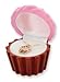 DM Merchandising Cupcake Cuties Enamel Pendant Necklace in Figural Gift Box (Sold Individually) (Pink)