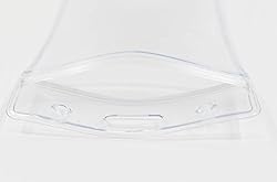 Horizontal Badge Holders Sealable Waterproof Clear