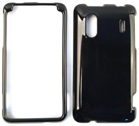 SOLID HONEY BLACK SNAP-ON CELL PHONE CASE FACEPLATE COVER FOR HTC HERO 4G/HERO S/KINGDOM