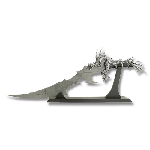 BladesUSA WC-25D Fantasy Dragon Knife Display 26-Inch Overall