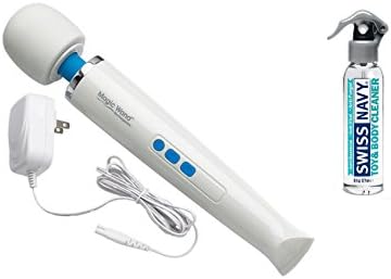 America's Favorite Now Unplugged - Rechargeable Original Magic Wand Muscle Massager HV-270 2015+FREE SWISS NAVY TOY AND BODY CLEANER - 6 FL OZ