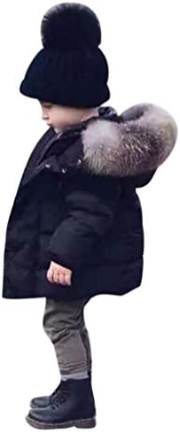 Raptop Baby Girl Kid Boy Winter Hooded Coat Jacket Zipper Outwear Clothes Toddler Outfit