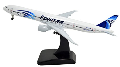 TANG DYNASTY(TM) 1:400 Standard Edition Boeing B777 EgyptAir Metal Airplane Model Plane Toy Plane Model