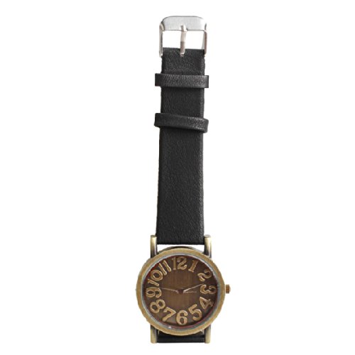 Fashion Cute Women Ladies Big Figure Dail Wrist Watch Leather Band