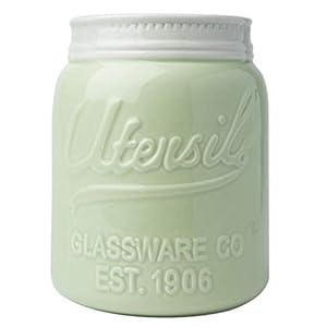 Comfify Brede mond Mondmetselaar Kruik Houder Decoratieve Keukengerei Organisator Crock, Spaander Bestand Keramiek…