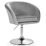 COSTWAY Vanity Chair, Height Adjustable Modern