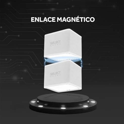 Select Sound SS Cube 2 Bocina Bluetooth 5.4 Portátil Pack 2 Bocinas, Enlace Magnético TWS hasta 10pz Alcance 80m Batería 4h USB-C Magnetic Bluetooth Speaker Mini bocina Altavoz magnetico pequeño