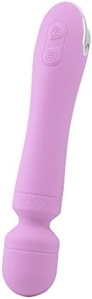 LOHAS SEXY Upgraded Cordless Waterproof Therapeutic Wand Massager Double Delight Silicone with Elegant Power Wireless - Multi-Speeds - Powerful Patterns Per