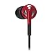 Skullcandy Fix in-Ear Headphones w/ Mic3 Red/Chrome (2012 Color), One Size