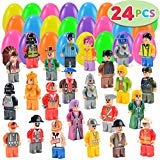 Qoolshow 24 Toys Filled Easter Eggs, 2.5