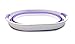 SAMMART 39L Collapsible Plastic Laundry Basket-Oval Tub/Basket-Foldable, Storage Container-Space Saving Laundry Hamper, Water capacity: 30L (Lt. Purple), Size: 24 x 17.7 x 10.75 inches