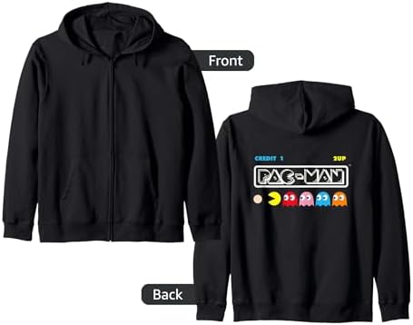 Amazon.com: 【PAC-MAN】PAC-MAN Classic 003 Pullover Hoodie