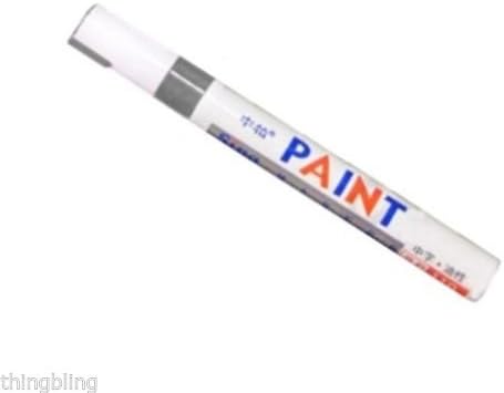 Thingers UK PERMANENT CAR TYRE PAINT PEN MARKER Silver