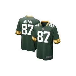 NIKE JORDY NELSON GREEN BAY PACKERS YOUTH GREEN TEAM COLOR GAME JERSEY 31IOm3F yGL