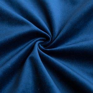 COMFORTLAND 20 x 20 Pack of 4 Soft Velvet Solid Decorative Square Throw Pillow Covers Set Accent Pillow Cases Euro Cushion Covers for Farmhouse Indoor Bedroom Sofa Couch Bed Kids,Dark Blue