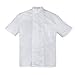 TopTie Unisex Short Sleeve Chef Coat Jacket, Black
