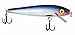 Rebel Lures Tracdown Minnow Slow-Sinking Crankbait Fishing Lure - Great for Bass, Trout and Walleye, Slick Black Minnow, 1 5/8 in, 3/32 oz