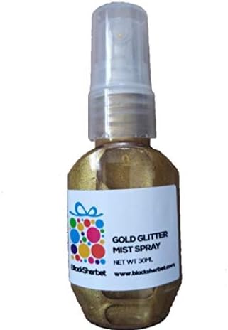 Edible Gold Glitter Mist Spray, 1.6 oz / 30ml