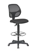 Office Star Deluxe Mesh Back Drafting Chair with 20