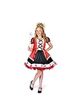Queen of Hearts Girl Costume Set - Costume Party, Trick Treating - Small