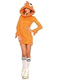 Leg Avenue Women's Cozy Goldfish Costume, Orange, Small