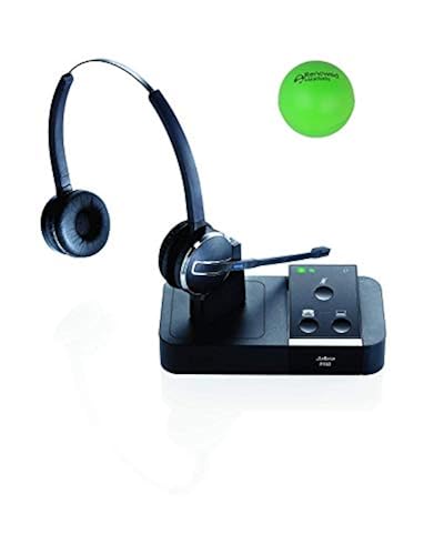 Jabra Pro 9450 Duo Dual Speaker Wireless Headset Bundle with