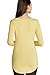 Sweet Mommy Bamboo Simple Maternity and Nursing Long Sleeve Tee Shirt (L, Mustard)