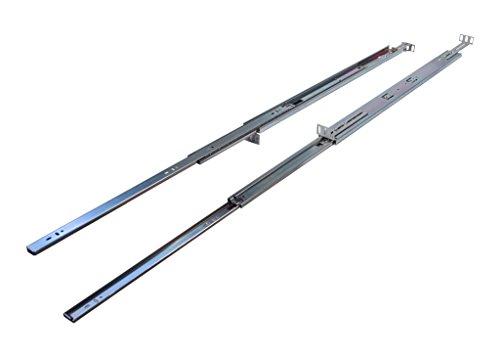1U Universal Ball Bearing 26" Sliding Rail comes with front and rear adjustable depth rackmount brackets for standard 19" or 23" EIA310 server rack - Thumbnail 6