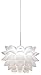 Possini Euro Design White Flower Hanging Pendant Lighting Fixture 19 1/2