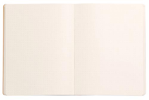 Rhodia Rhodiarama SoftCover Notebook - 80 Dots Sheets - 9 3/4 x 7 1/2 - Anise Cover