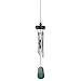 Woodstock Chimes Signature Collection, Precious Stones Chime, 12'' Jade Décor Designs - Small Chimes Wind Chimes for Outdoor, Patio, Home or Garden Décor (PSJ)