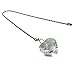Hyamass 2 Pack Crystal Heart Prism Ceiling Fan Pull Chain Extender - Decorative Crystal Pendants with Ball Chain Connectors for Fan Light Chains (Replacement Pull Chains) (Clear)