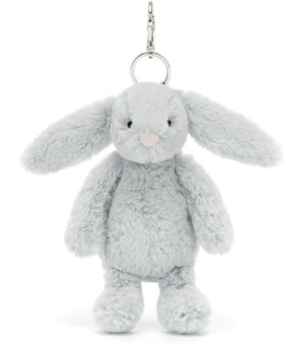 Amazon.com: Jellycat Smudge Rabbit Bag Charm, 3 inches - Rabbit