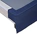 Bed Maker’s Never Lift Your Mattress Bed Skirt, Designed for Box Spring Beds, Split Corners, 14 Inch Drop Length, Queen, Navy