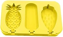 Loneflash Ice Cream Mold, Reusable Multifunctional Ice Cream Mold with Lid Popsicle Mold Car Rabbit Snowman,...