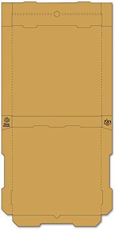 SPBS00BW516W1 - Plain Pizza Boxes, Kraft, 16 X 16 X 1 7/8, Brown/white