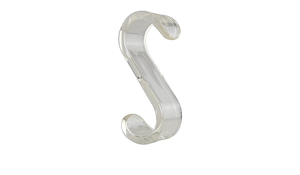 Saniplast - Perchero Tipo Gancho de metacrilato (10 × 3 × 4 cm)