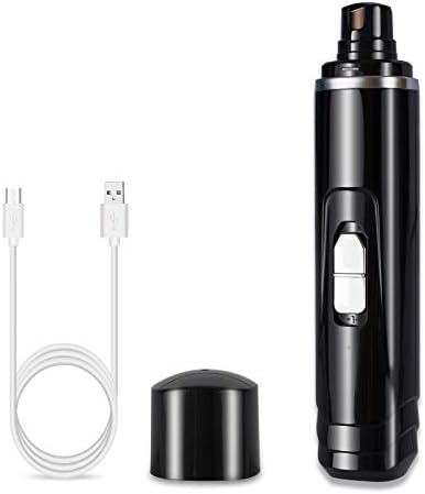 Nisahok Pet Nail Trimmer, Multifunctional Electric Upgraded Version of Pet Nail Trimmer, Painless, Silent and Rechargeable Pet Nail Grinder, Suitable for Large Medium Small Dogs and Cats.