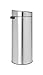 Brabantia 8 Gal Kitchen Touch Trash Can New (Matt Steel FPP) Removable Lid, Soft-Touch Open, Garbage Can + Bags