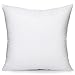 Acanva Hypoallergenic Pillow Insert Form Square Cushion Euro Sham, 1 Count (Pack of 1), White