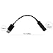 Only Support for Motorola Moto Z3 Play, Moto Z2 Play, Moto Z2 Force Edition, Moto Z Force Droid, Type-C to 3.5mm Headphone Jack Adapter USB C Headphone Connector Audio Cable Extension (Black-1Pcs)